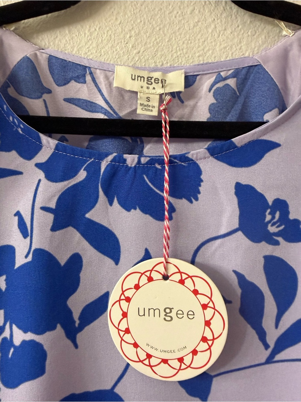 Umgee Floral Print Blouse | Lavender Mix | Boho Lightweight | Sm but fits Med - Picture 8 of 8